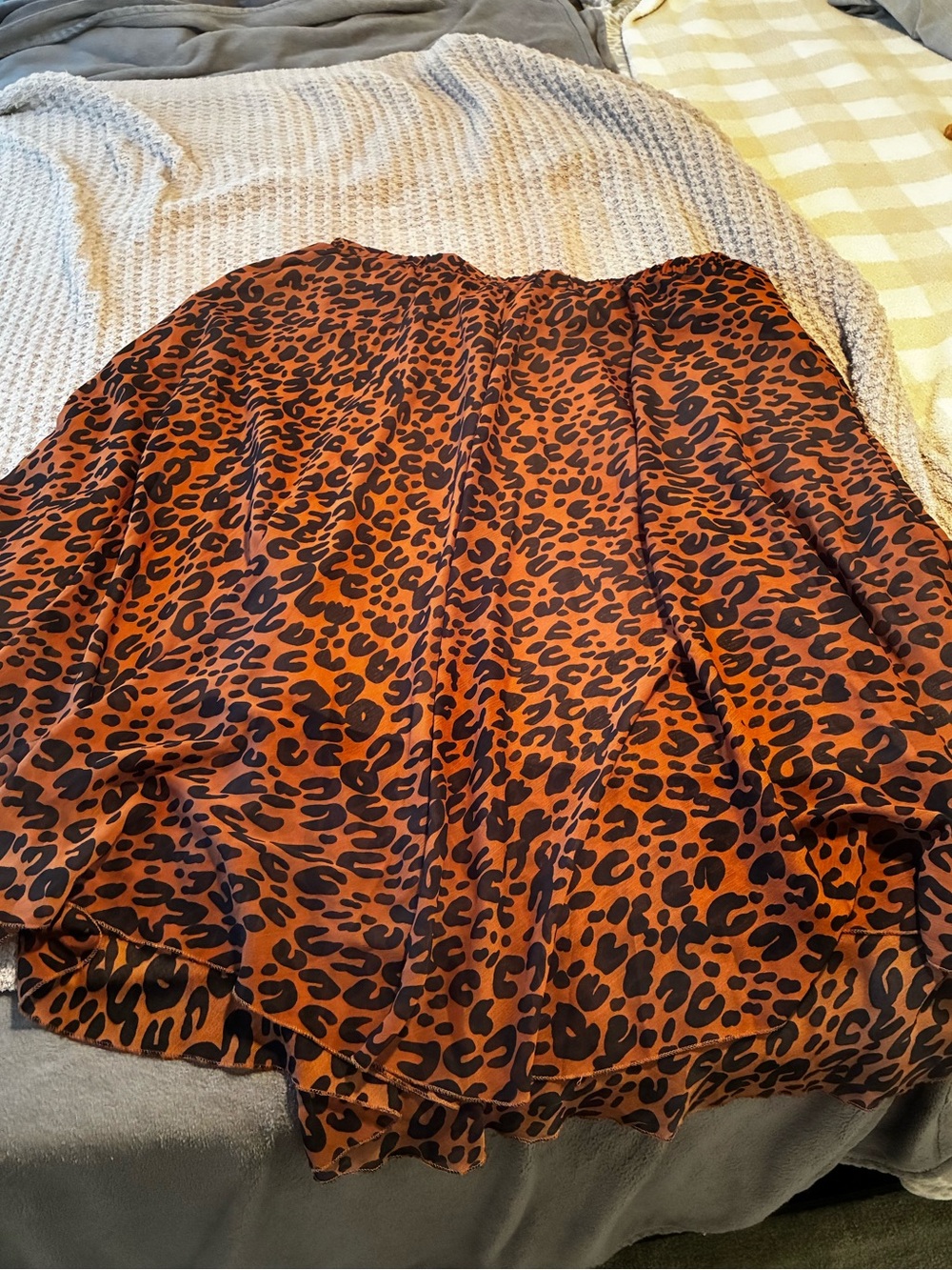 Leopard Print Women's Skirt